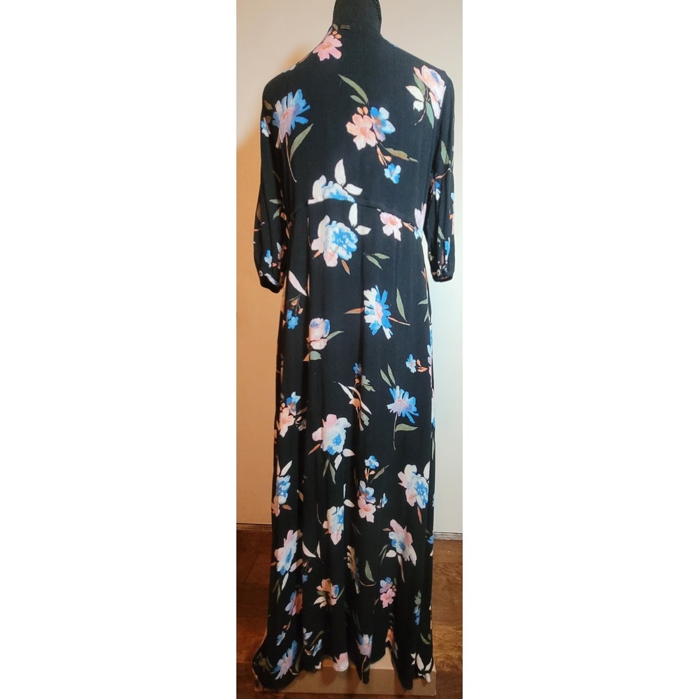 O'NEILL Women's Boyce Maxi Dress Floral Black Size M - Picture 7 of 9